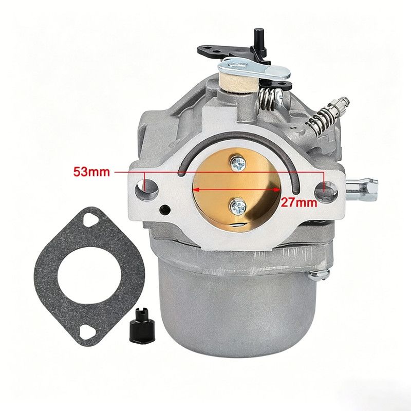 Carburetor for Briggs \u0026 Stratton 11-11 5-12-12 5-13-13.5 HP Lawn Mower with Gasket, Compatible with Briggs \u0026 Stratton, Replaces 799728 498027 495706 494502 494392 498134 - Image 1