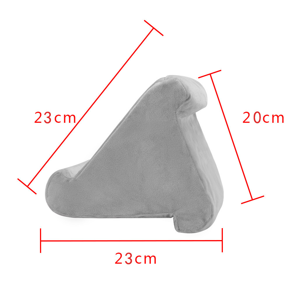 Tablet Pillow Holder Foldable Soft Pillow Tablet navy_yux navy - Image 3