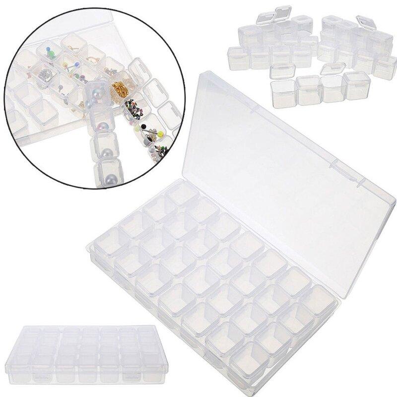 2-pack - Bead Storage 56 Compartments for Diamond Painting - Diamond Painting Transparent Transparent - Image 1