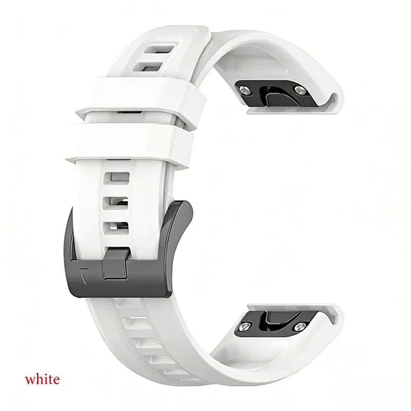 26mm Silicone Strap for Garmin fenix 7X 7 7S 6X 6 Pro 6S 5 5X Plus Smartwatch Bracelet for Garmin Descent mk2i mk3 51mm 12 12 Garmin Fenix 7S - Image 1