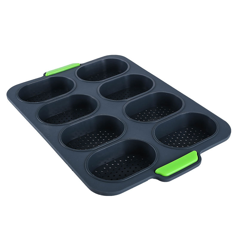 Mini baguette baking tray, bread crisping tray, non-stick perforated - Image 5