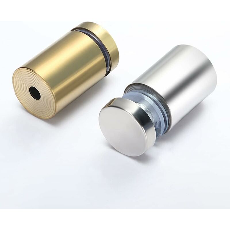 Stainless Steel Spacer Screws 12X40mm for Glass Advertising Axis Mounting with 20x Screws and Accessories - Image 2