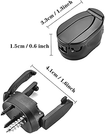 6 pcs Golf Ball Picker, Foldable Golf Ball Picker Claw Suction Cup Put On Putter Grip - Image 2