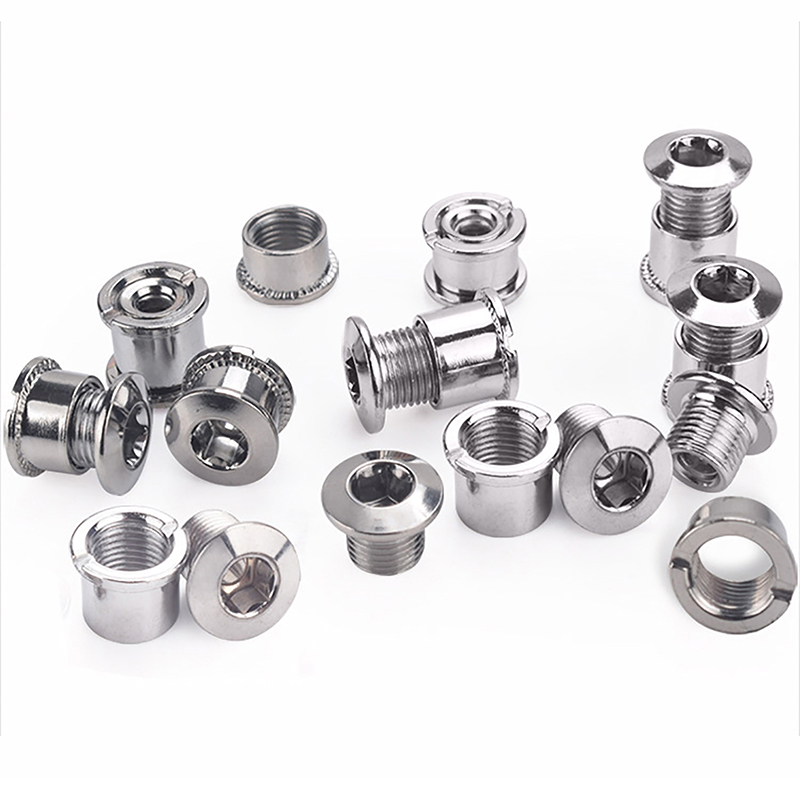 Chainring Bolt Nut for 5-Speed Road Bike Black - Image 8