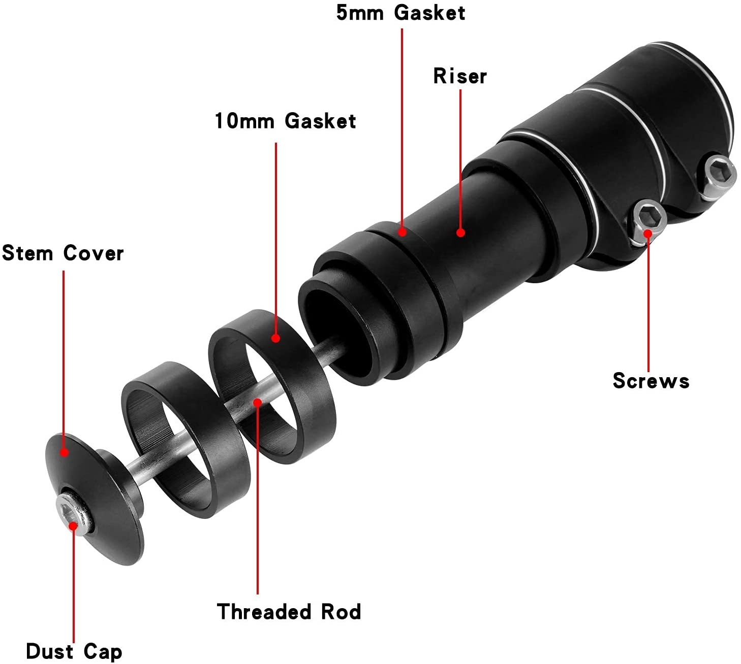bicycle handlebar extension black - Image 5