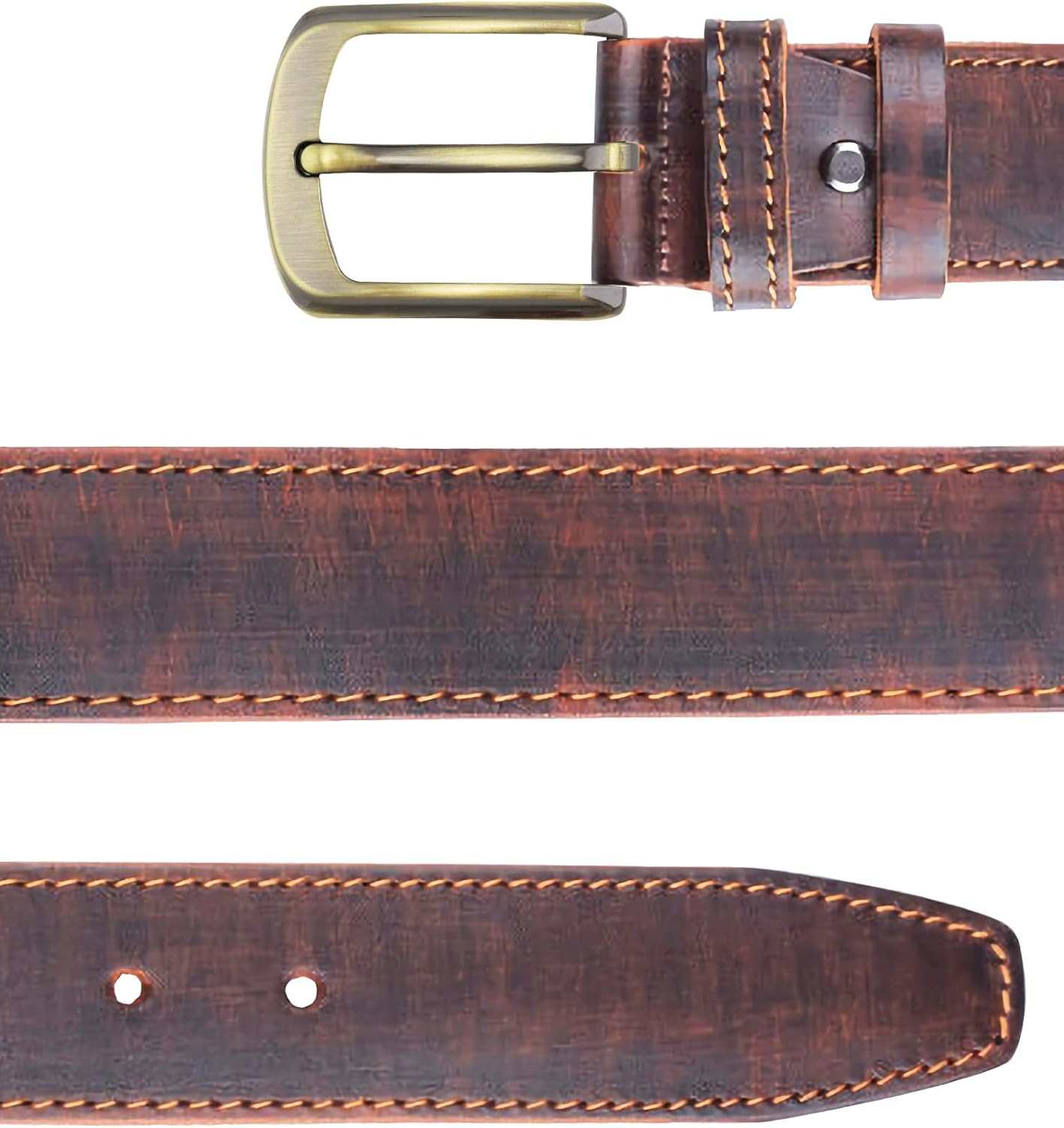 Classic Belt Buckles Set, 3 Pack Metal Belt Buckle 38-40 mm (1.5