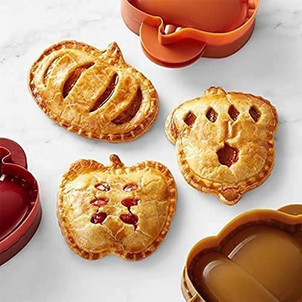 Fall Hand Pie Molds Apple, Acorn & Pumpkin, Fall Hand Pie Molds Set of 3, Mini Pie Mould Dough Press Mold Tool, Perfect Kitchen Tools Accessories for Hand Pies, Pierogi, Ravioli, Calzone & Empanada - Image 1