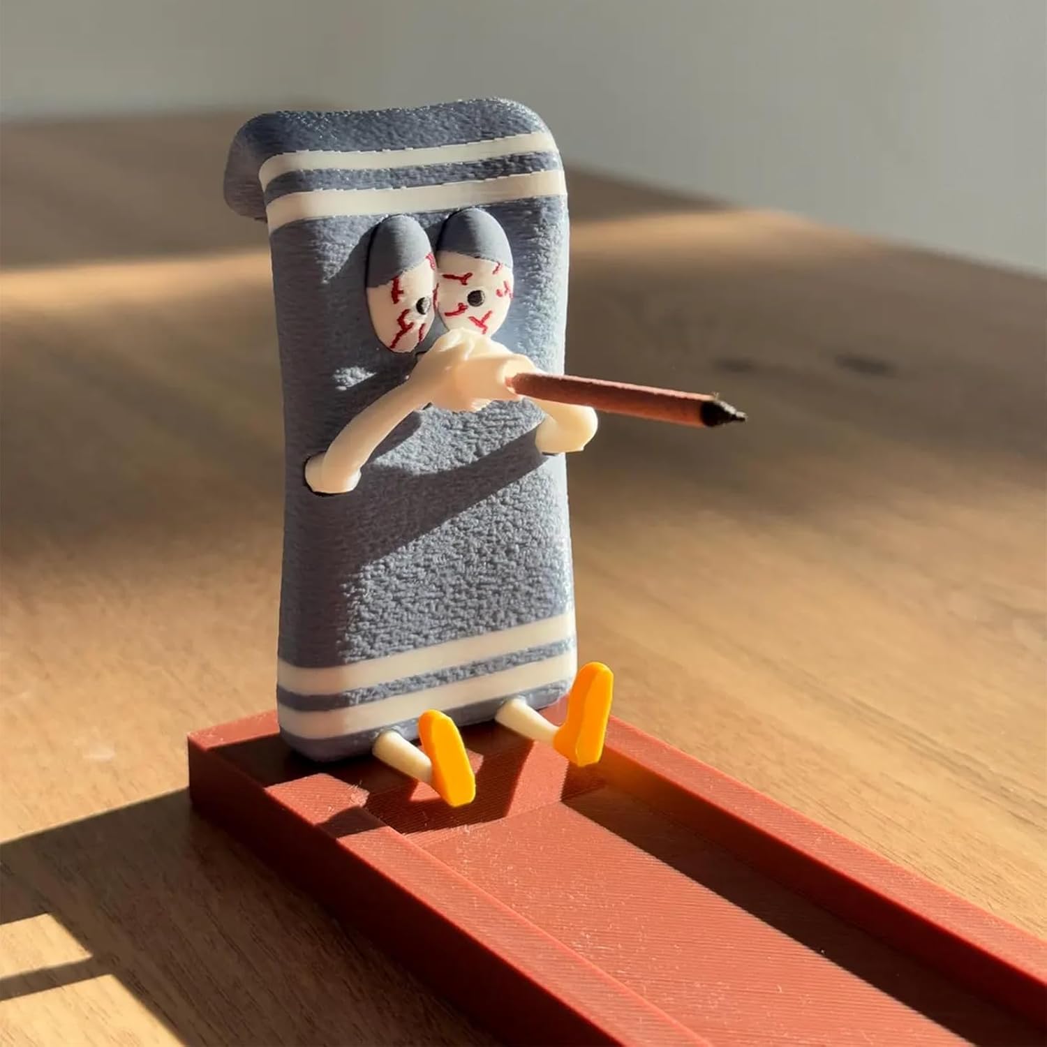 Towelie Servietsky Incense Holder, Handcrafted Incense Burner Holder, Realistic Crafts, Incense Holder for Sticks, Interchangeable Glasses Incense Burner Best for Meditation, Home, Office A A - Image 3