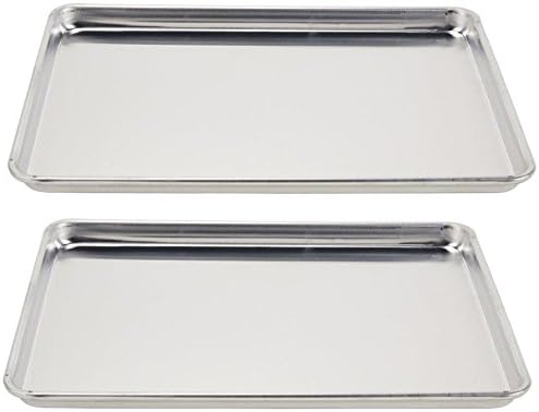(5303) Wear-Ever Half-Size Sheet Pans, Set of 2 (18-Inch x 13-Inch x 1-Inch, Aluminum) - Image 4