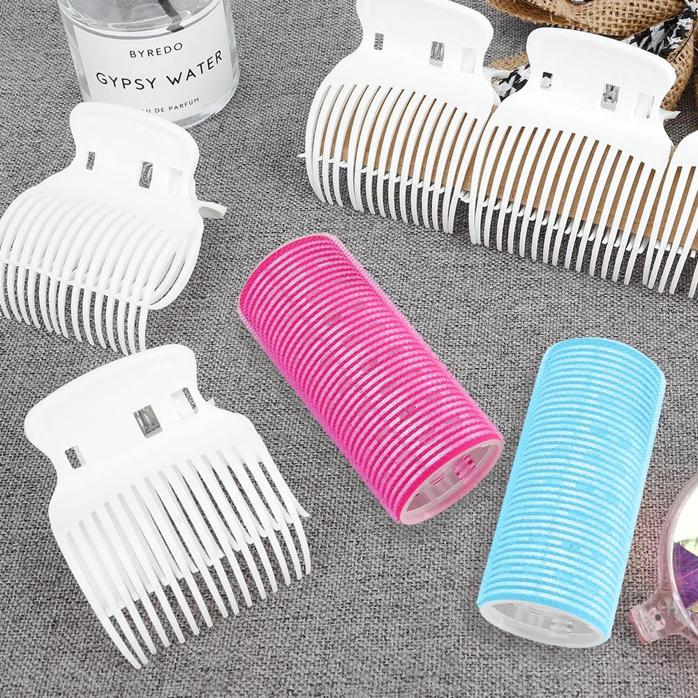 Hair Roller Clips Set - Curling Clips for Hot Rollers and Curlers (12 Pcs) - Image 3