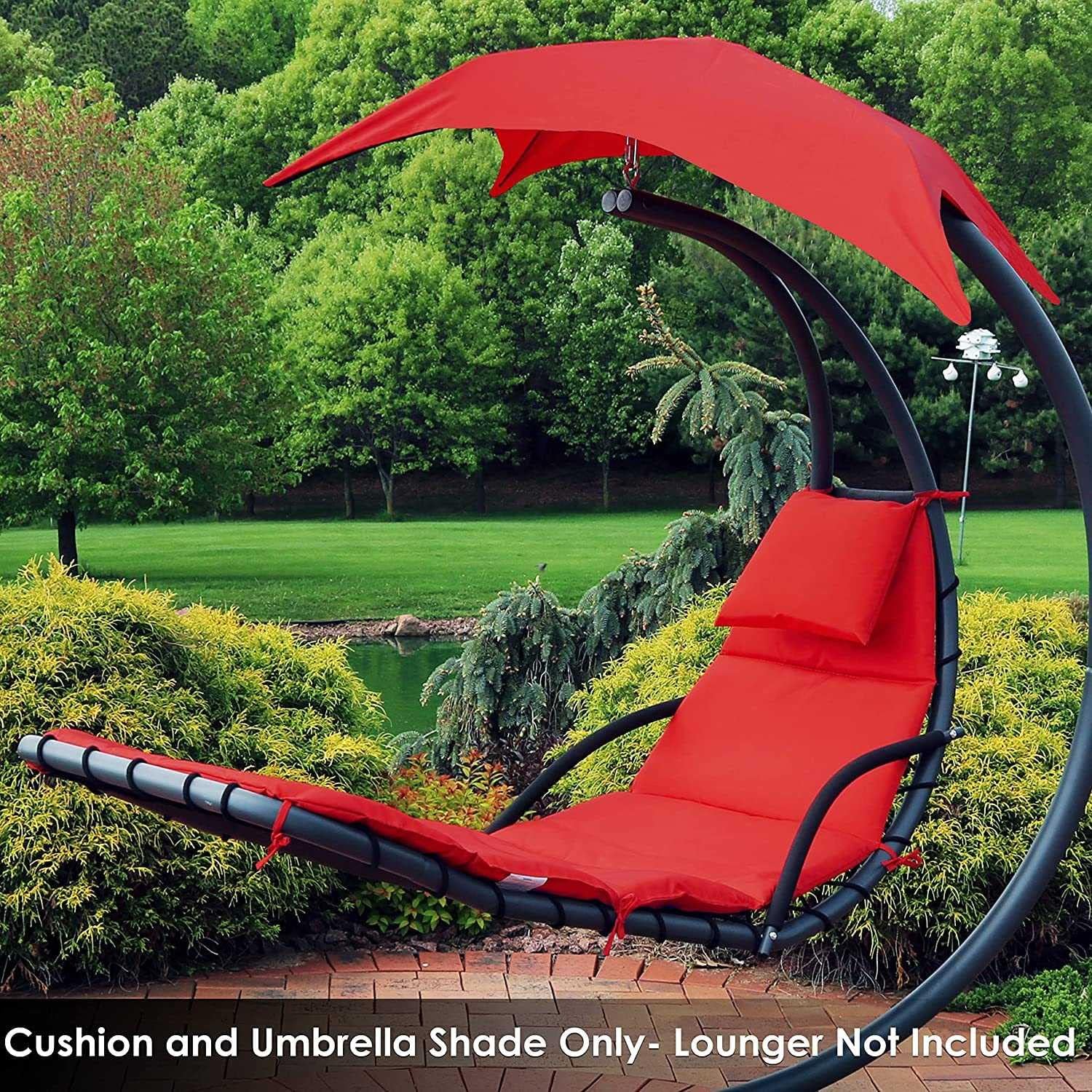 Outdoor Cushion Hammock Chair - Replacement Cushion and Accessories for Hanging Chairs, Chaise Lounges, and Outdoor Lounge Chairs with Fabric and Umbrella Options - Image 3