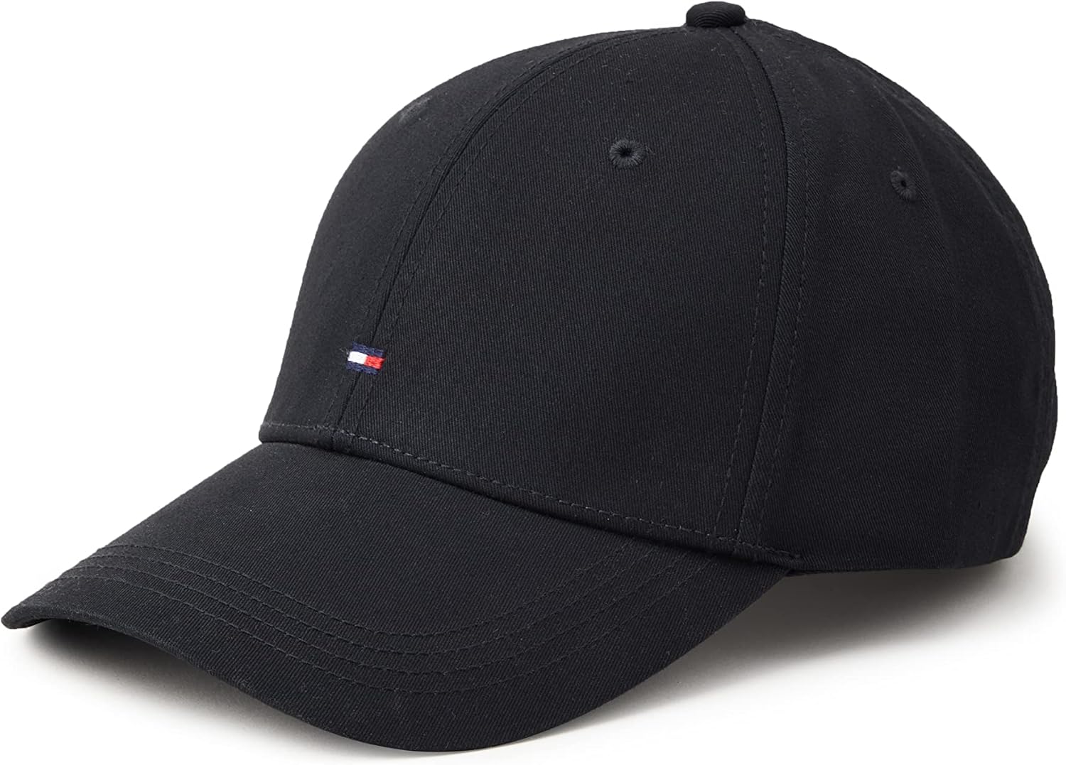 Black Baseball Cap for Men Classic BB Cap Compatible with Oral-B - Image 1