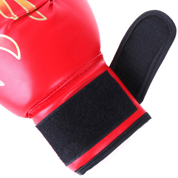 Compatible Boxing Gloves for Children Junior Youth Sparring Training Kickboxing Red Blue One Size - Image 3