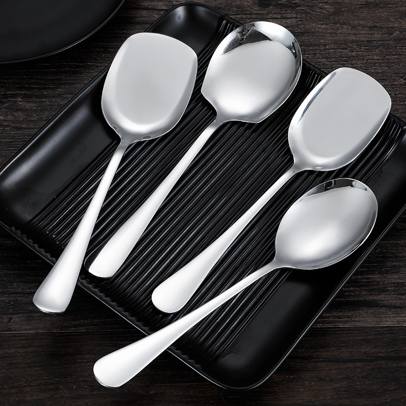 Stainless Steel Serving Spoon for Hotel Restaurant Kitchen Large Size - Image 7