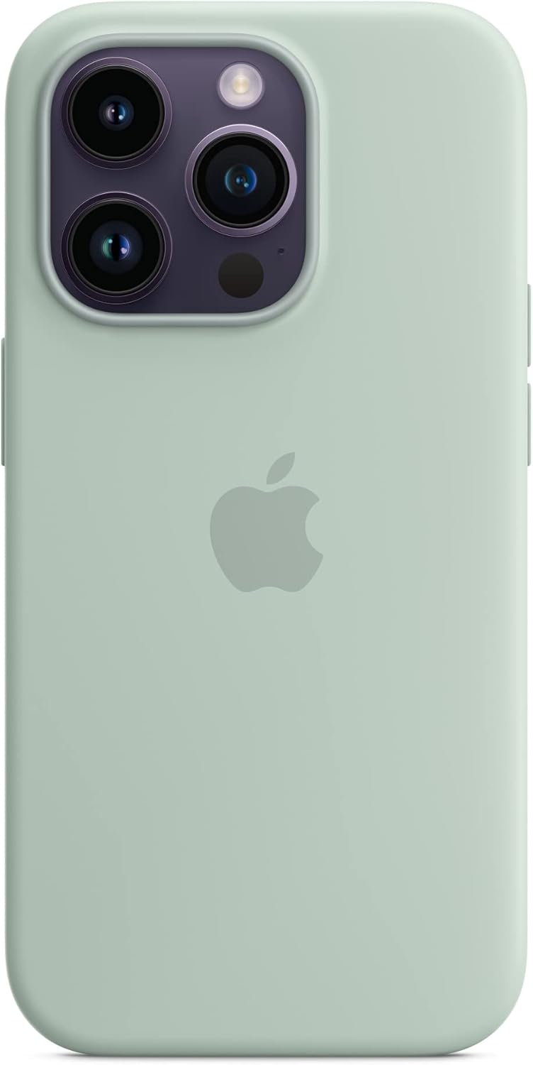 Compatible with Apple iPhone 14 Pro MagSafe Silicone Case - Image 1