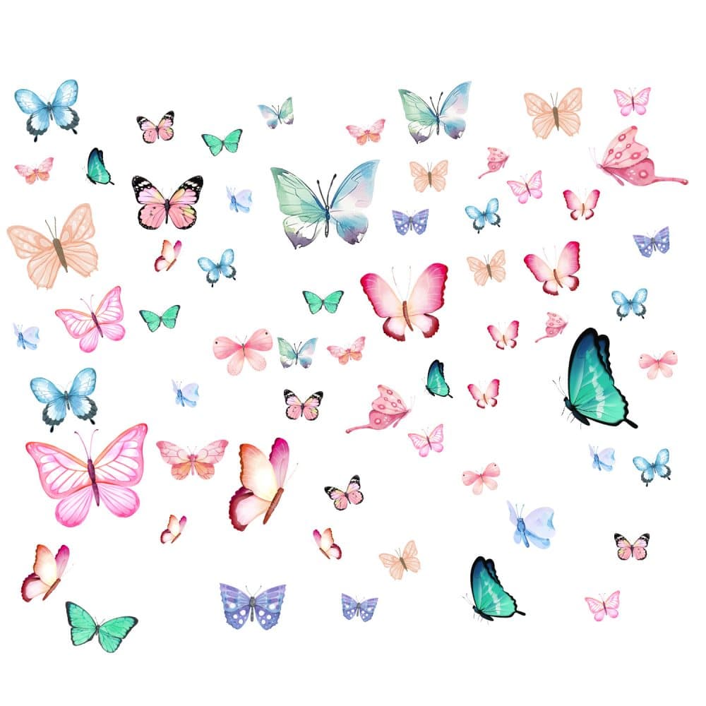 Luminous Butterfly Wall Decoration DIY Wall Decor for Kids Room Princess Room Nursery - Image 1