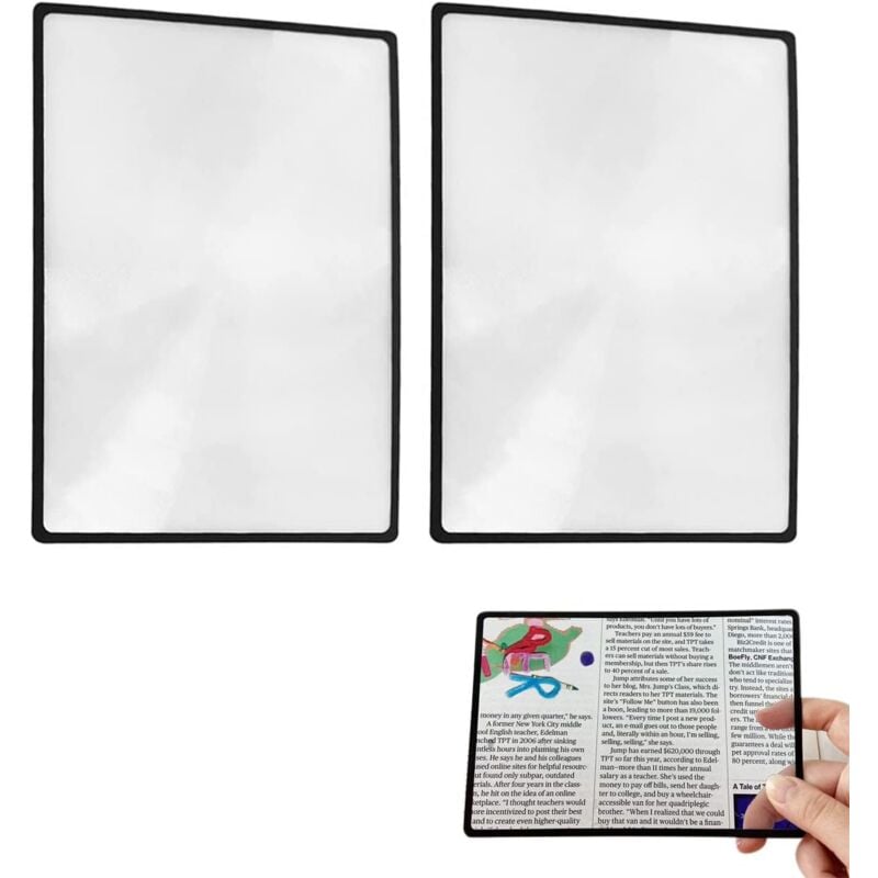 3X (300%) Fresnel Magnifying Glass Sheet - 3 Pieces, 4.70 - Image 1