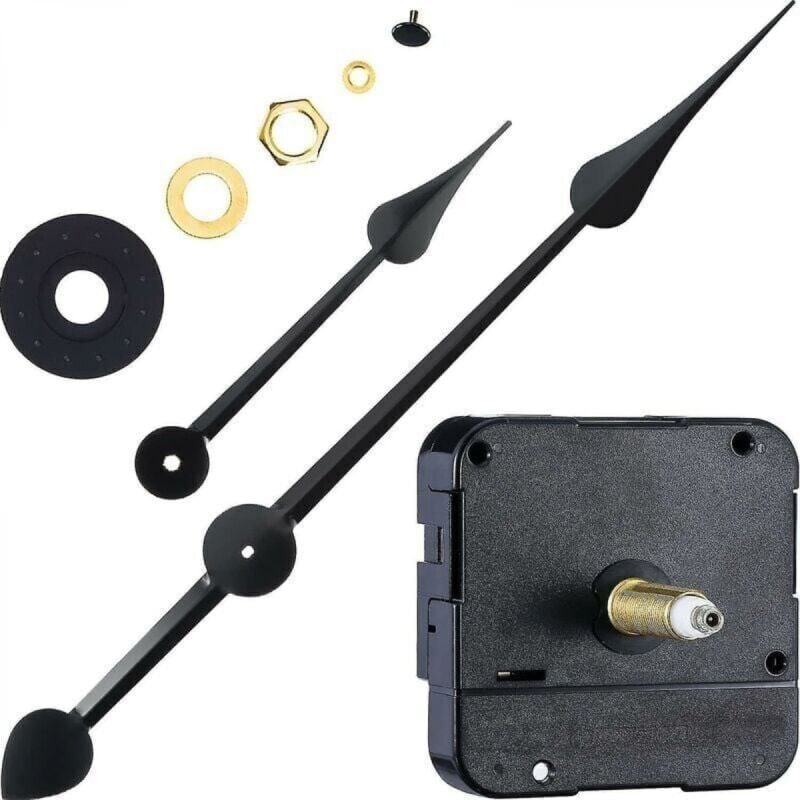Clock Motor with High Torque and Long Shaft Compatible with 7-Inch Spade Hands - Image 1