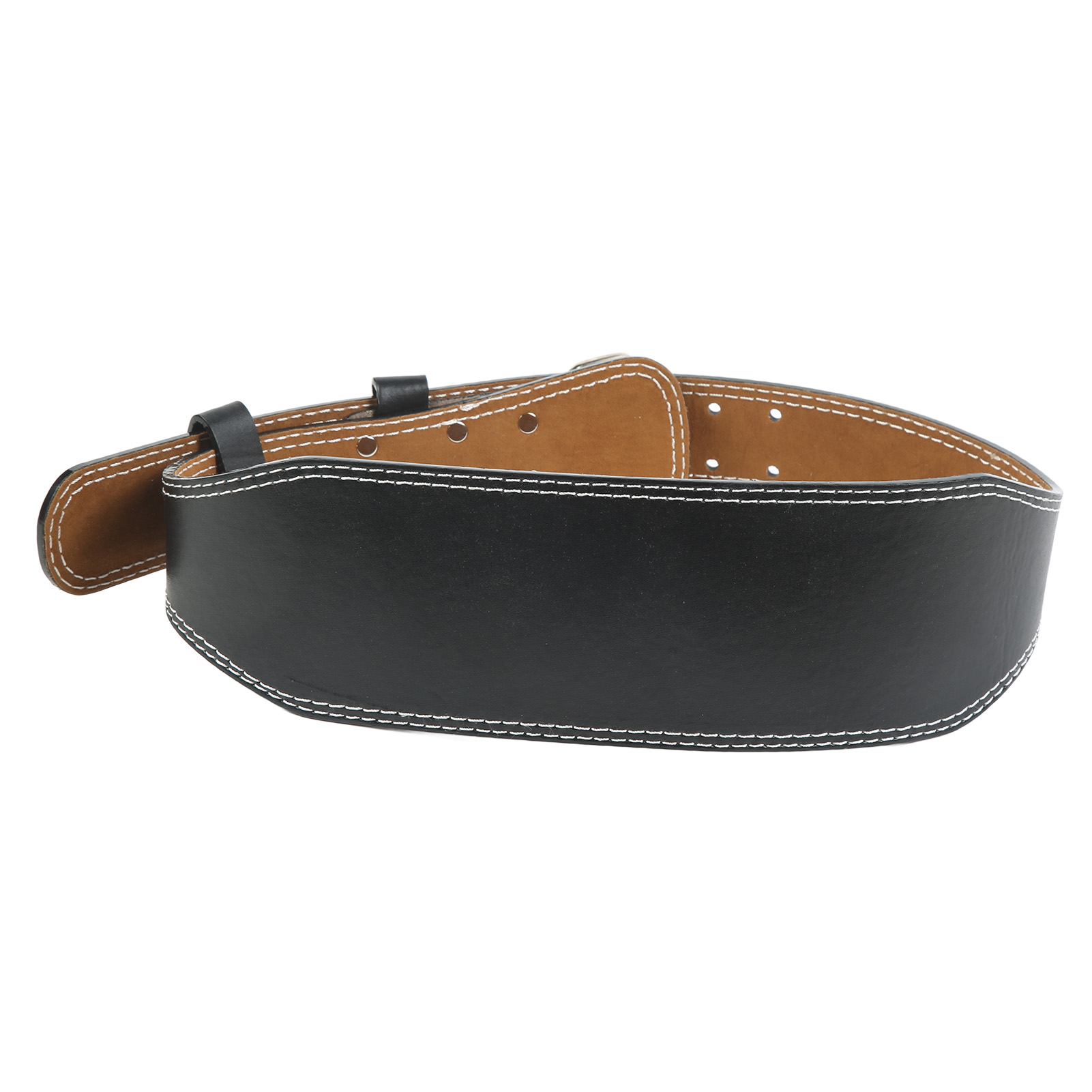 Weight Lifting Belt for Fitness Wide Support for Rowing Squats Deadlifts Black - Image 2