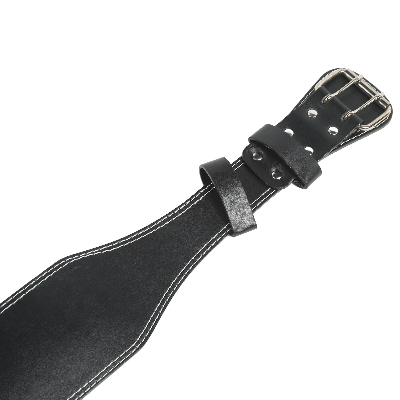 Weight Lifting Belt for Fitness Wide Support for Rowing Squats Deadlifts Black - Image 5