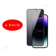 iPhone 13 4-Pack Privacy Screen Protector Tempered Glass Anti-Spy Protection - Image 1