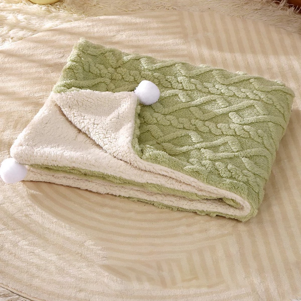 Pet Mat - Soft Pet Blanket - Warm Plush Blanket for Dogs and Cats - Comfortable & Cozy Sleep Blanket - 55*45cm - Image 1