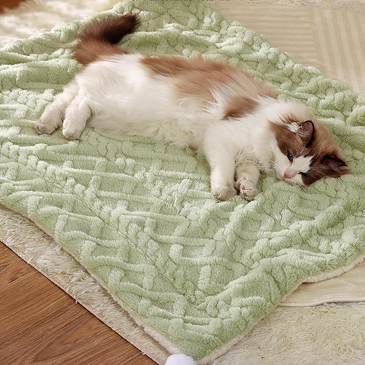 Pet Mat - Soft Pet Blanket - Warm Plush Blanket for Dogs and Cats - Comfortable & Cozy Sleep Blanket - 55*45cm - Image 4