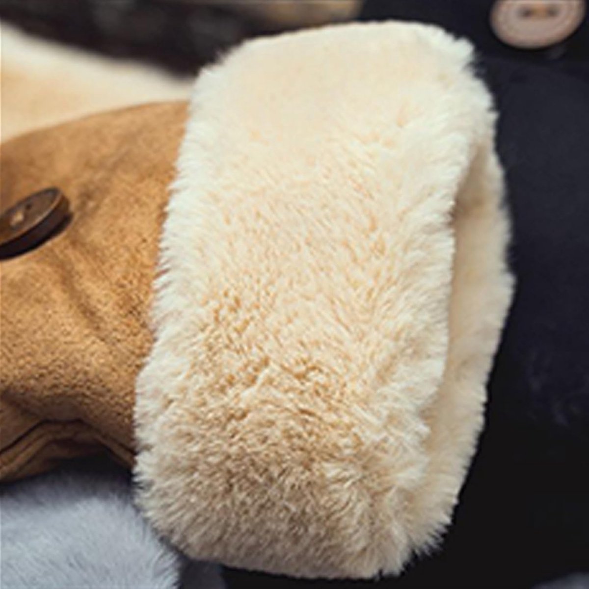 Gloves - Women's Gloves - Warm Gloves - Fingerless Gloves - Suitable for walking, commuting, running, hiking, outdoor activities and cold winters. (Khaki) - Image 3