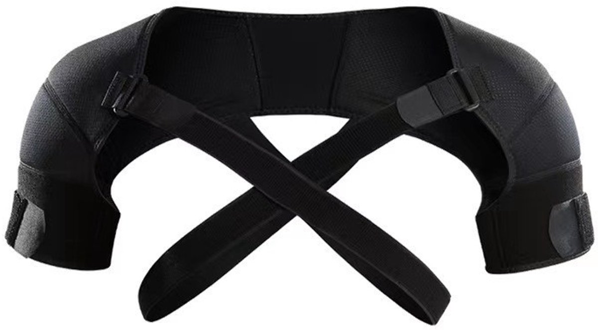 Shoulder Brace - Shoulder Support Brace for Sports - Double-Sided Adjustable & Breathable - Compression and Stability for Both Shoulders - S/M - Image 1