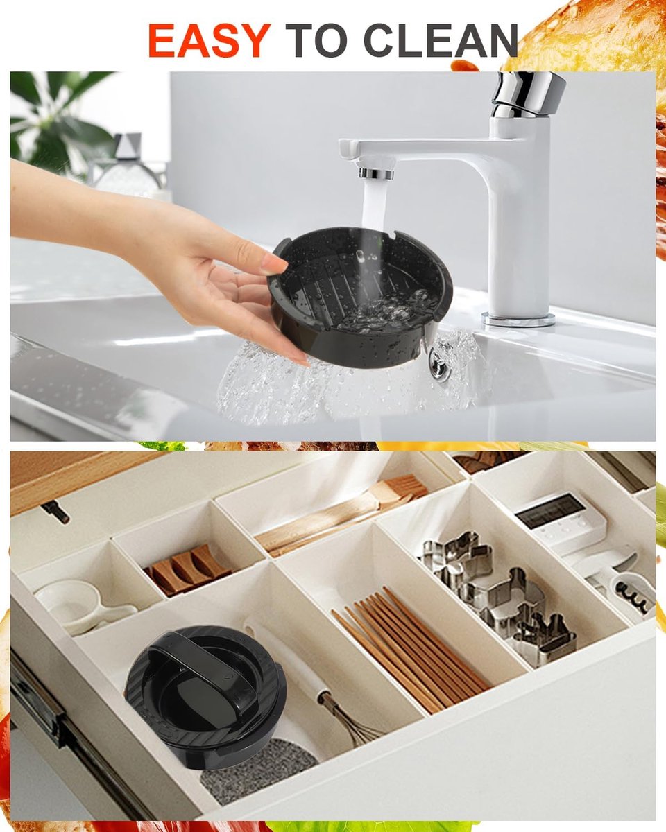 3-in-1 Hamburger and Hamburger Press - Hamburger Mold - Non-stick, Durable Patty Maker for Stuffed Burgers and Sliders - Easy to Clean - Black - Image 3