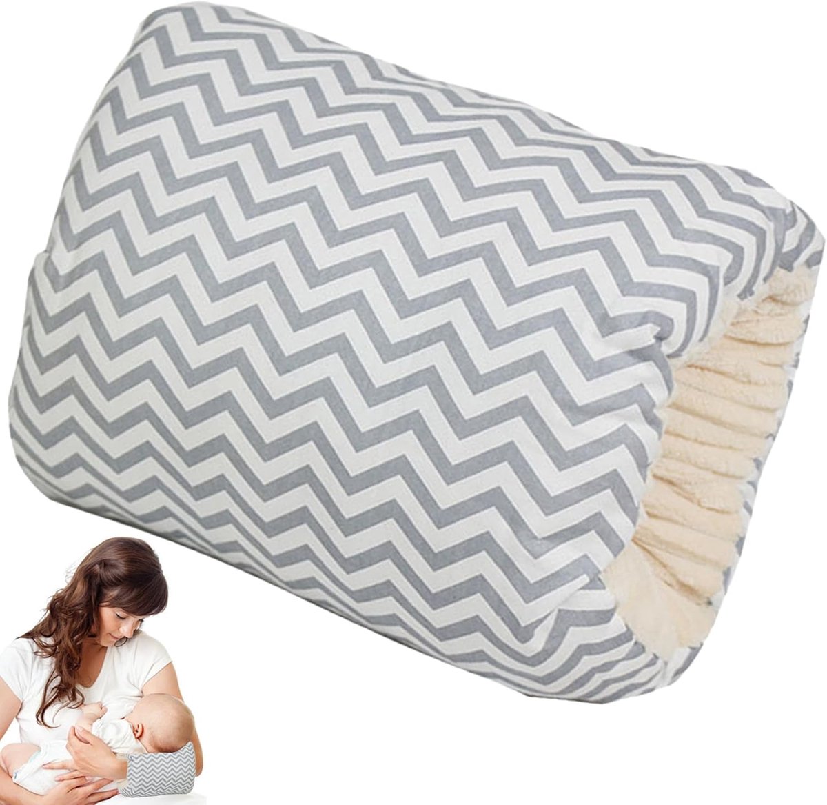 Nursing Pillow - Nursing Pillow - Cotton - Arm Pillow - Nursing Pillow - Cotton Nursing Pillow - Skin-friendly Mini Arm Pillow, Nursing Pillow (suitable for bottle feeding) - Image 1