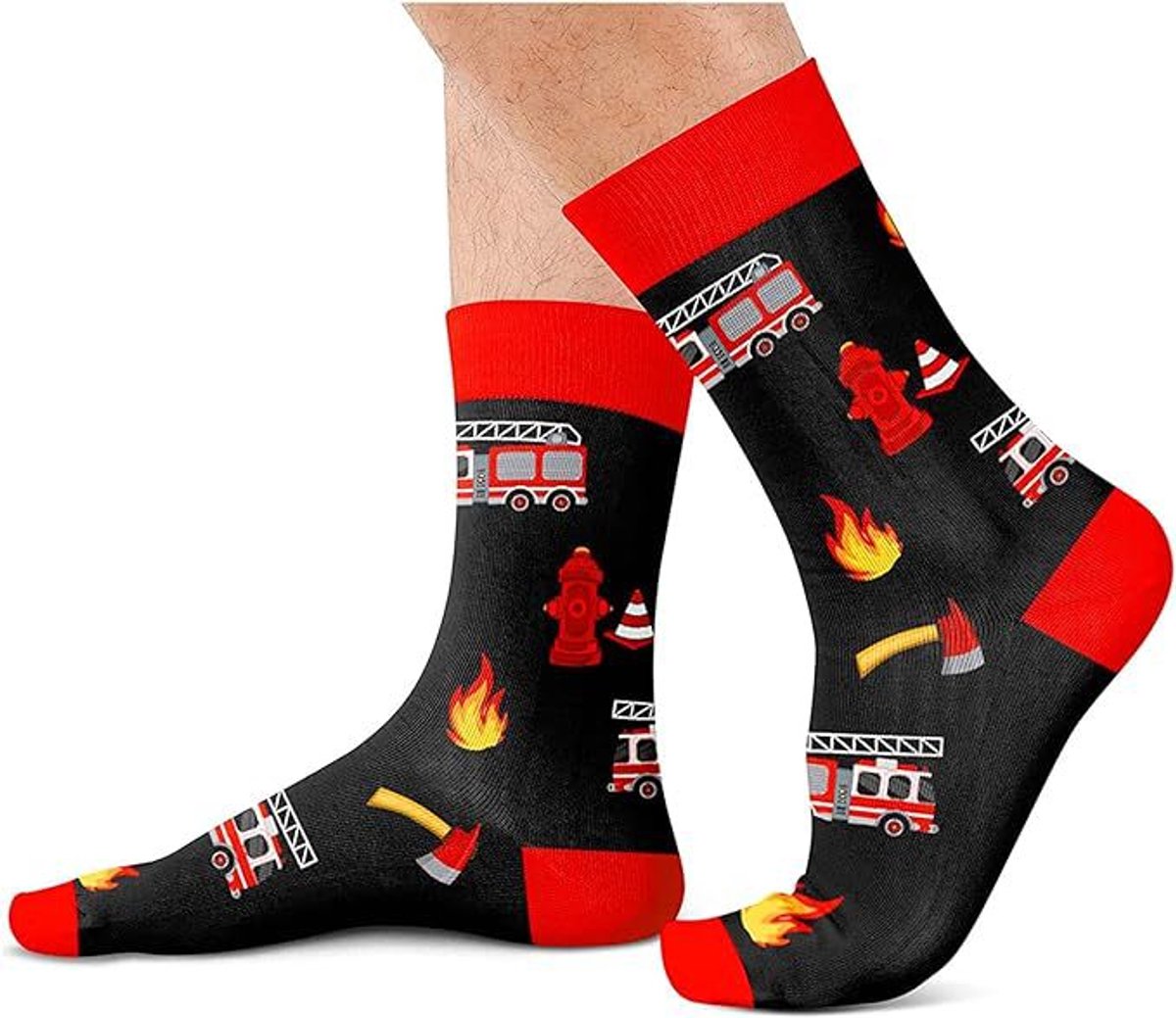 If You Can Read This This Fireman is Off Duty Socks - funny socks - Warm Thick Socks for Men and Women - funny socks - funny socks men 41 46 - funny socks women - Image 3