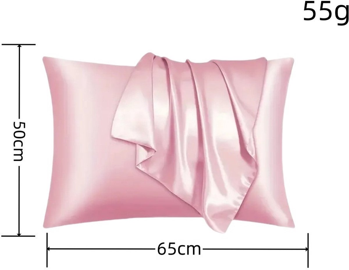 Hair Rollers - 9-Piece - Heatless Curling Iron - Heatless Curls - Curls without Heat - Includes Hair Clip and Satin Sleep Cap (Pink) - Image 7