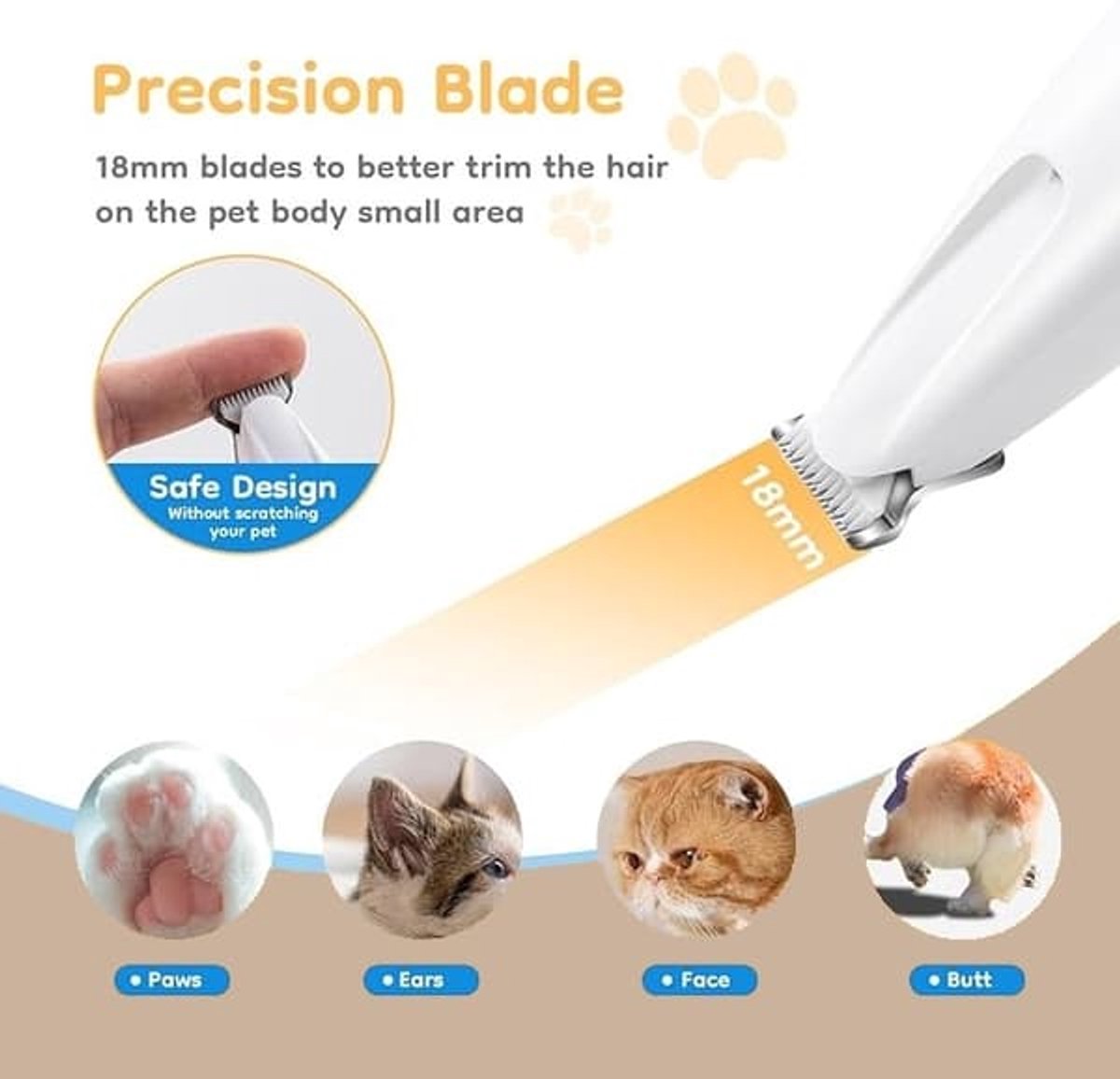 Dog Groomer - Paw Trimmer - Paw Trimmer - Pet Hair Trimming - Image 2
