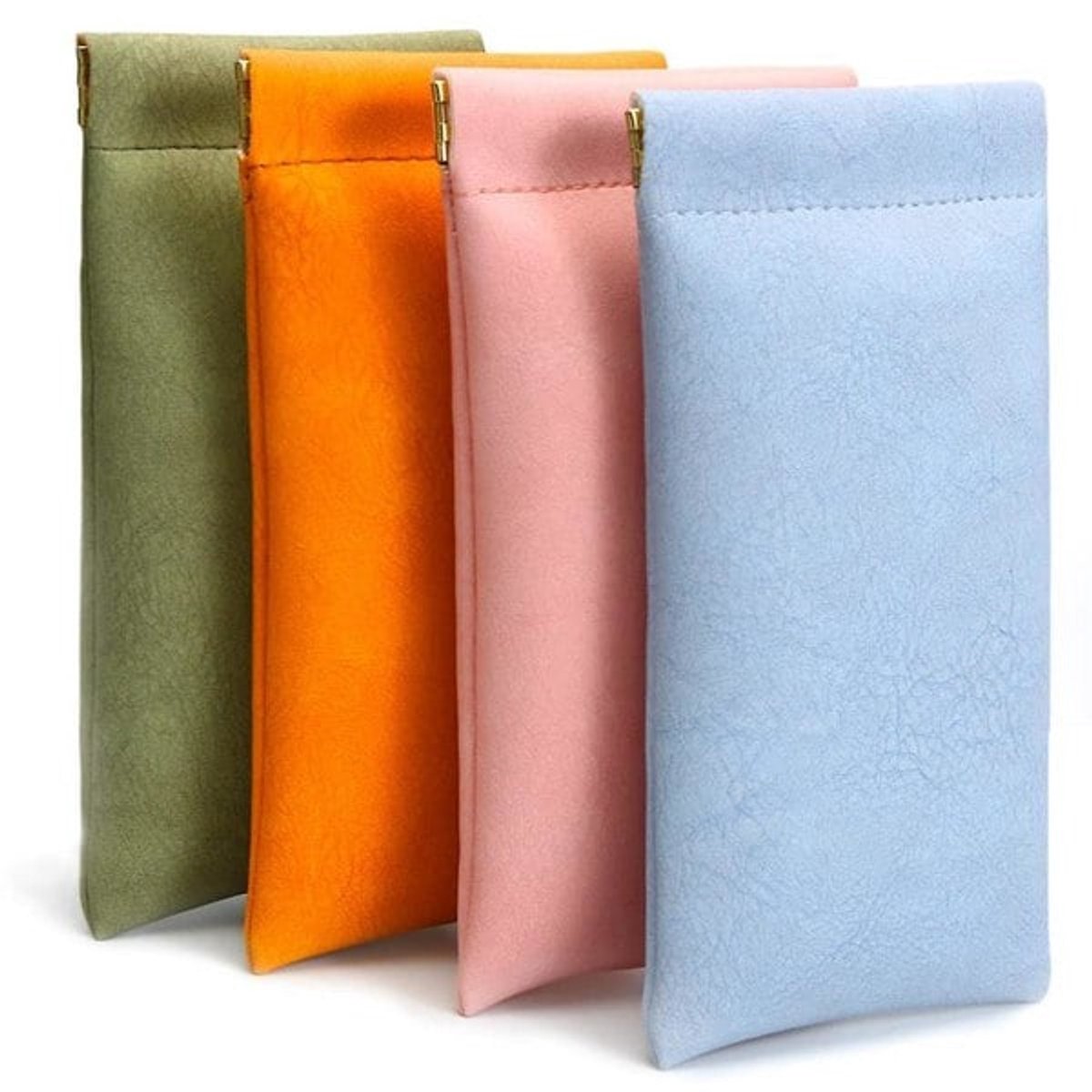 Glasses Cases - Unisex - PU Soft Case - Wallet Style - Portable 4-Pack - Image 1