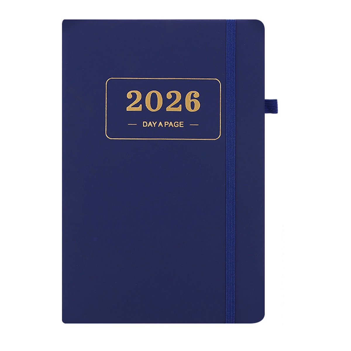 2026 Daily Planner – 2026 Adult Agenda – 1 Day on 1 Page – 365 Day Planner & Notebook – 14.0*20.8cm – Blue - Image 1