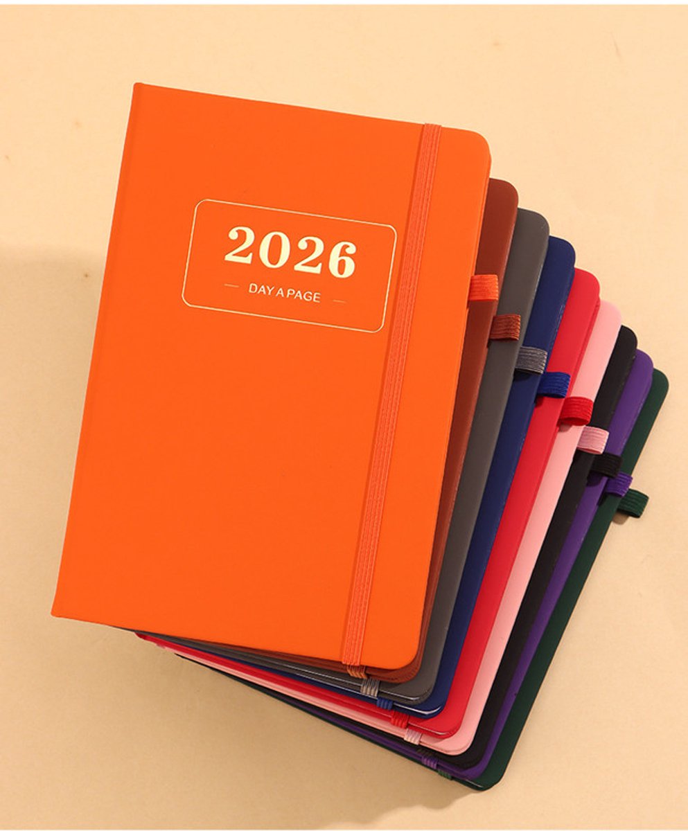 2026 Daily Planner – 2026 Adult Agenda – 1 Day on 1 Page – 365 Day Planner & Notebook – 14.0*20.8cm – Blue - Image 8