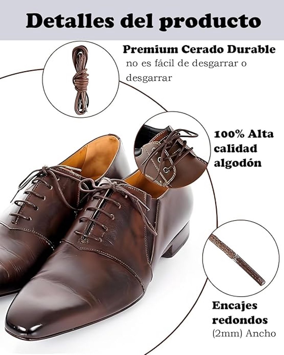 Shoelaces - 9 pairs - Laces for men's shoes - 0.9 meters long - 2.5-3 millimeters wide - Suitable for mountain boots, army boots and rainy days. - Image 2