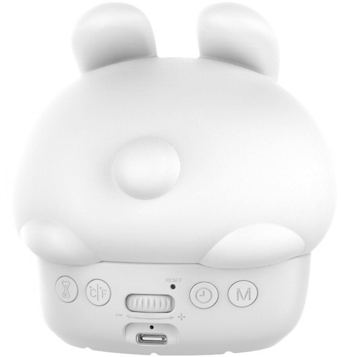 Children's Night Light - Table Lamp for Bedroom - Cute Rabbit Shape - Cartoon Bedside Lamp - Baby Night Light (White) - Image 2