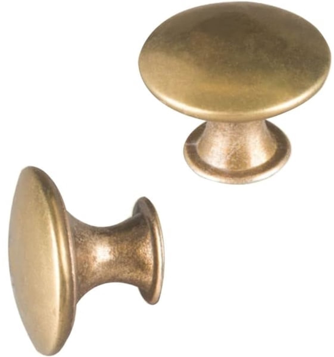 Cabinet Door Handles - Brass Door Handles - Antique Brass Handles - Cabinet Handles - 20 Items - Image 2