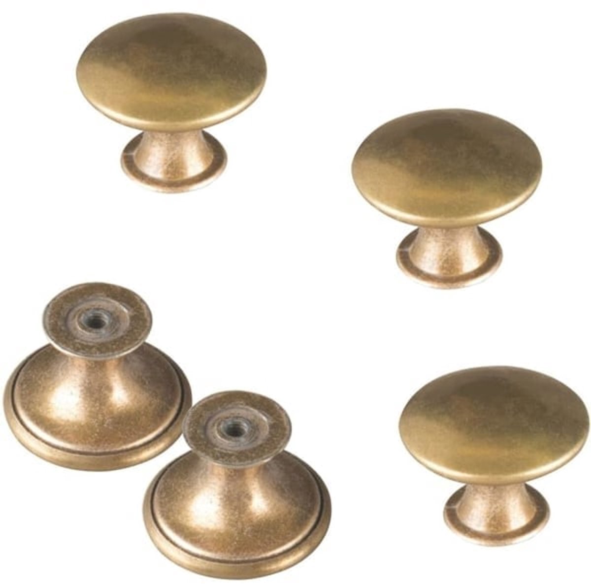Cabinet Door Handles - Brass Door Handles - Antique Brass Handles - Cabinet Handles - 20 Items - Image 4
