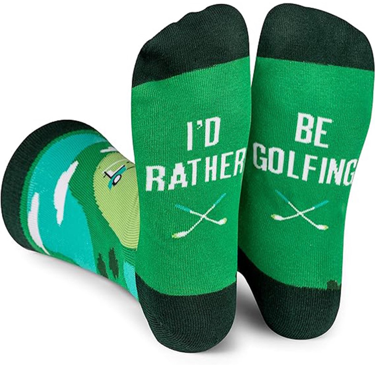 I'd Rather Be Golfing Socks - funny socks - Warm Thick Socks for Men and Women - funny socks - funny socks men 41 46 - funny socks women - Image 1