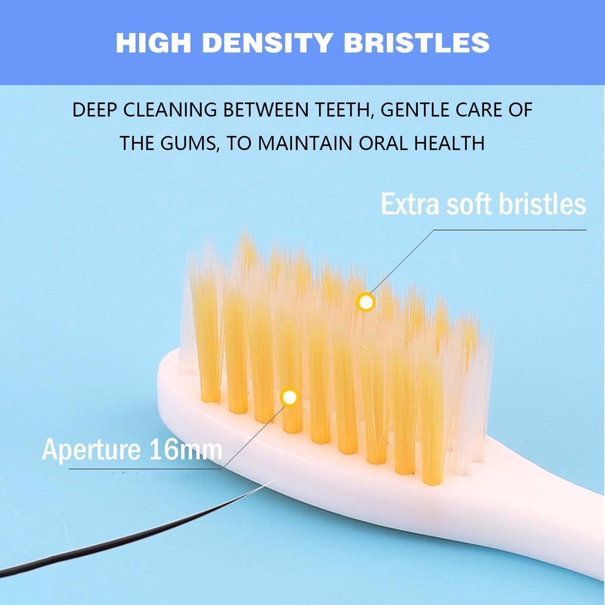 4-pack toothbrushes - Travel toothbrushes - Foldable toothbrushes - Foldable travel toothbrushes - Portable soft toothbrushes - Easy to carry - Image 3
