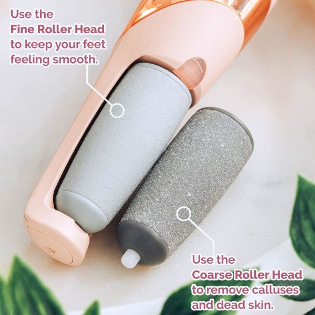 Foot Repair - Rechargeable Electric Callus Remover - Removes Dry Skin - For Smoother Feet - Image 3