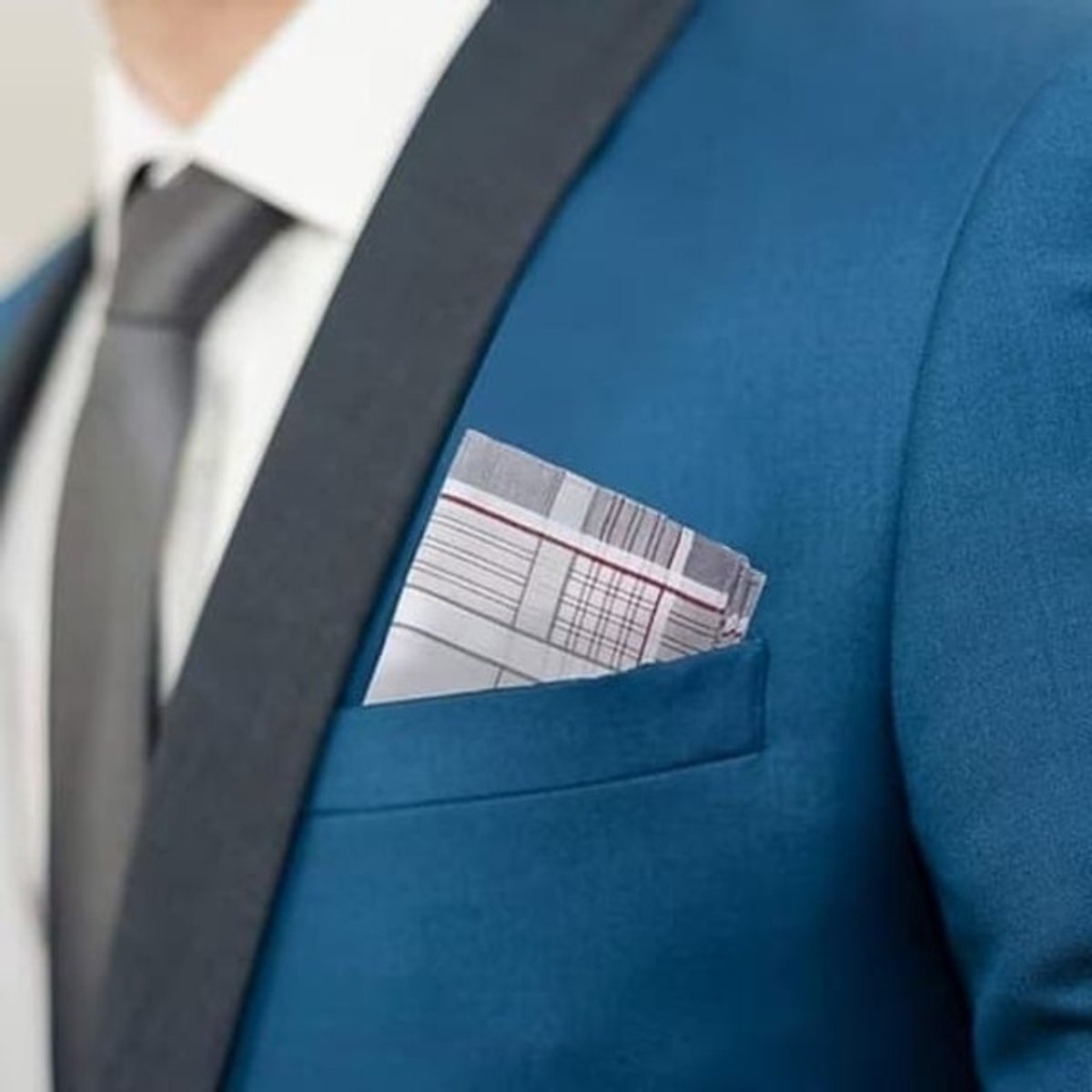 Handkerchiefs Pack of 10 - Men's Handkerchiefs - Cotton - Handkerchiefs 38cm x 38cm - Image 3
