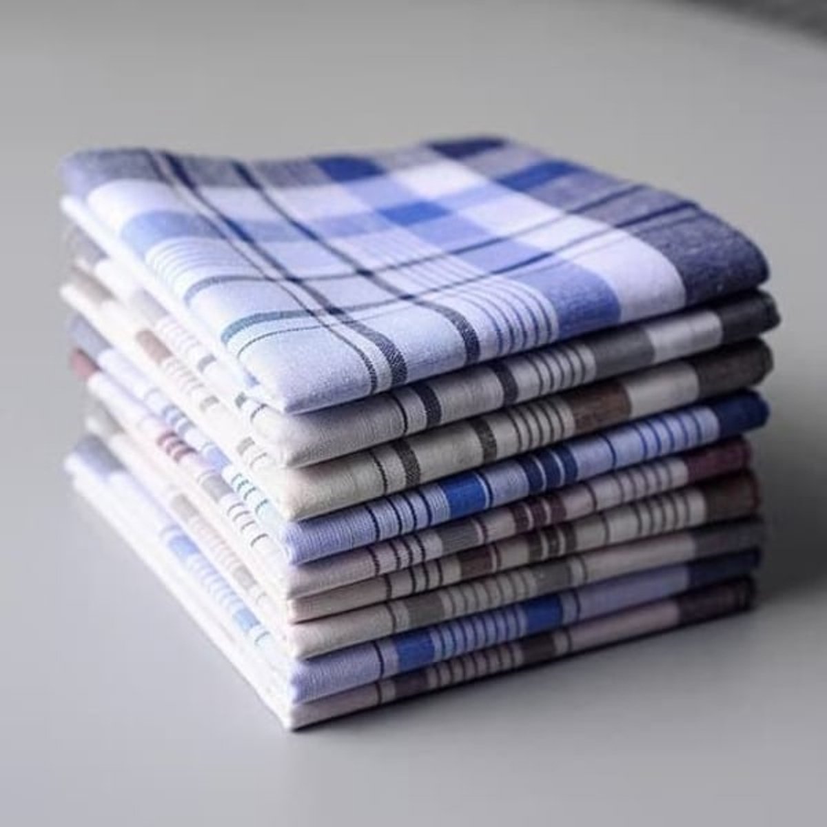 Handkerchiefs Pack of 10 - Men's Handkerchiefs - Cotton - Handkerchiefs 38cm x 38cm - Image 5