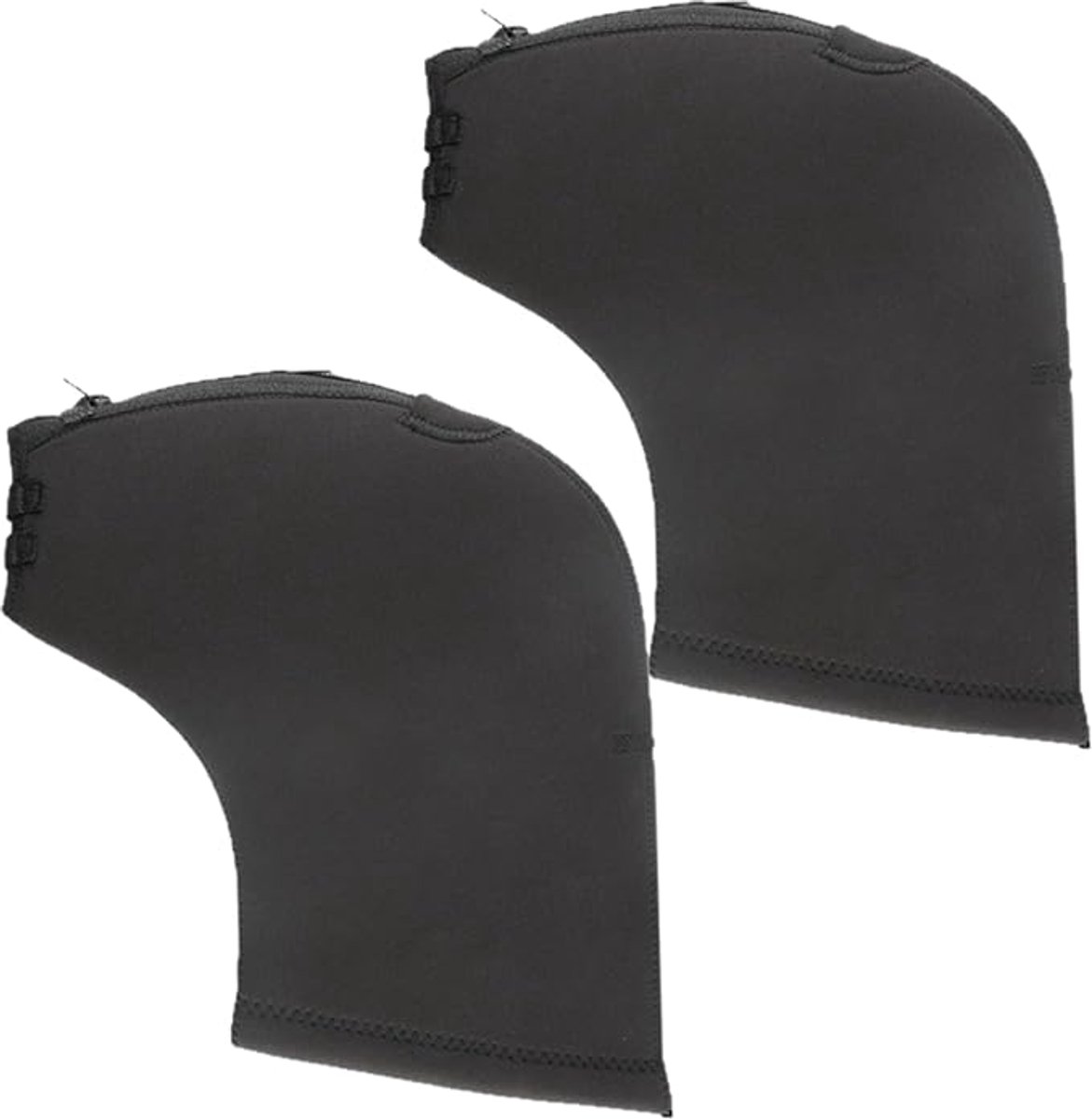Cycling Gloves - 1 Pair - Extra Padded Cycling Gloves - Warm Gloves - Cycling Gloves - Scooter Gloves - Hand Warmers - Cycling Accessories - With Reflective Strips - Winter - Windproof - Waterproof - Black - Image 1
