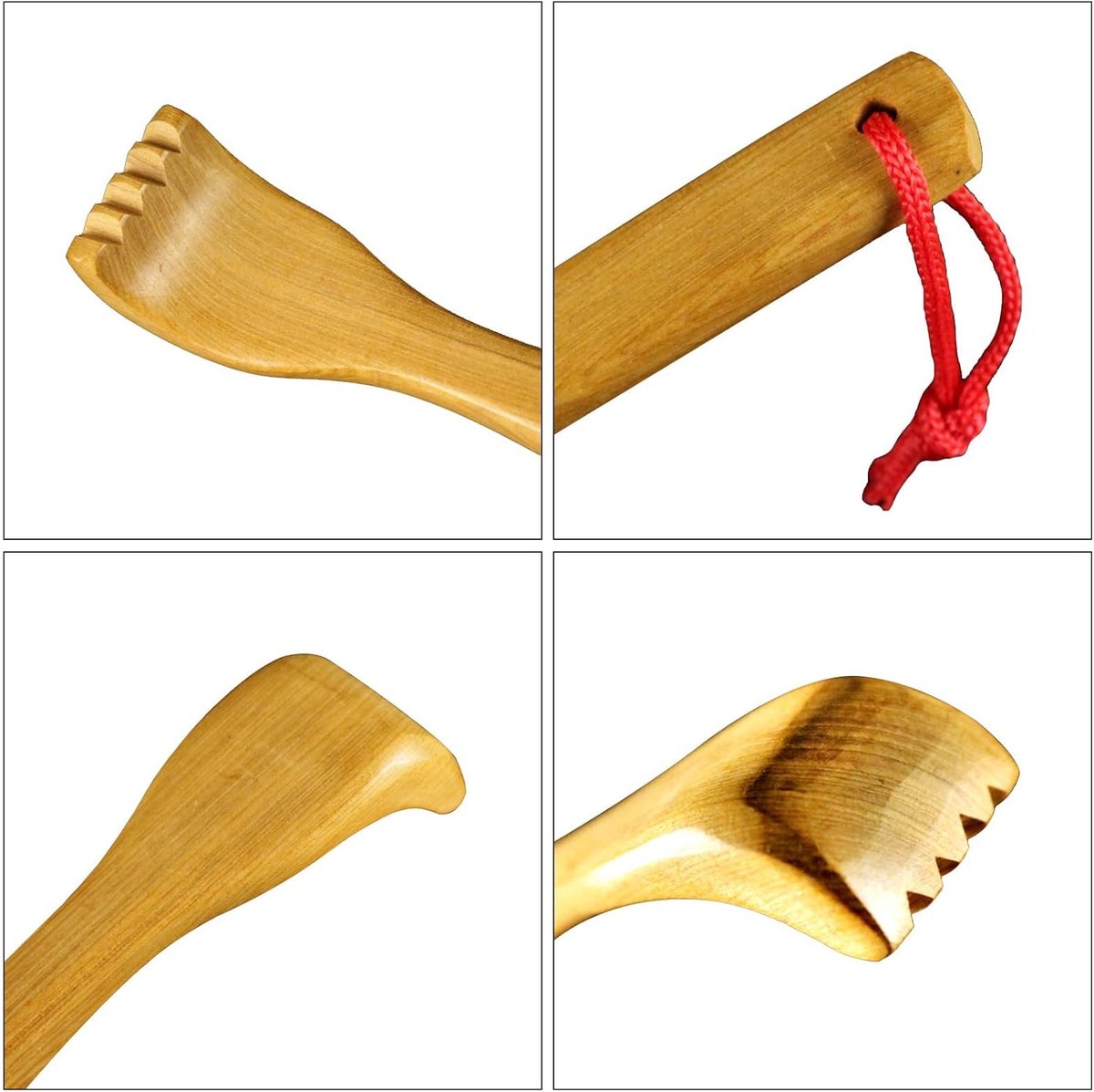Wooden Back Massager - Manual Back Massager - For Body Relaxation - Relief of Discomfort and Itching (1 Piece) - Image 3
