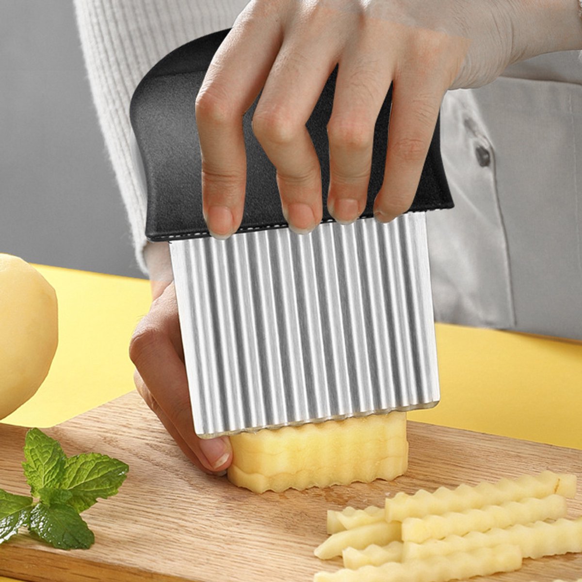 Household potato knife - potato flower knife - potato cutting knife - multifunctional knife - vegetable cutting knife made of stainless steel - Image 4