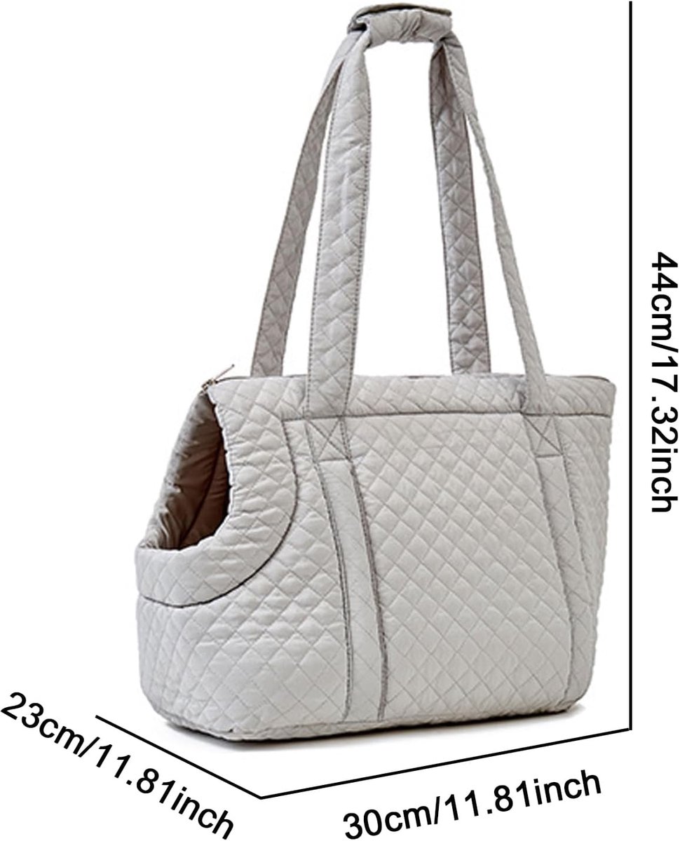 Pet Carrier - Small Portable Pet Carrier - Lightweight Cotton Winter Pet Carrier - Take Your Pet With You - Suitable for Cats, Puppies and Kittens - Image 3